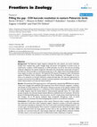 Research paper thumbnail of Filling the gap - COI barcode resolution in eastern Palearctic birds