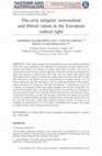 Research paper thumbnail of The civic zeitgeist: nationalism and liberal values in the European radical right