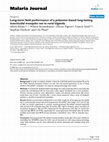 Research paper thumbnail of Long-term field performance of a polyester-based long-lasting insecticidal mosquito net in rural Uganda