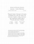 Research paper thumbnail of Temporal origin of nitrogen in the grain of irrigated rice in the dry season: the outcome of uptake, cycling, senescence and competition studied using a -point placement technique