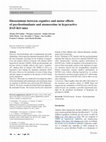 Research paper thumbnail of Dissociations between cognitive and motor effects of psychostimulants and atomoxetine in hyperactive DAT-KO mice