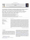 Research paper thumbnail of Accommodation of lithospheric shortening on Mercury from altimetric profiles of ridges and lobate scarps measured during MESSENGER flybys 1 and 2