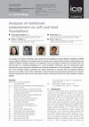 Research paper thumbnail of Analyses of reinforced embankment on soft and hard foundations