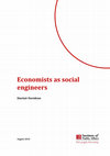 Research paper thumbnail of Economists as social engineers