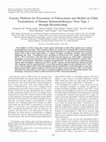 Research paper thumbnail of Vaccine platform for prevention of tuberculosis and mother-to-child transmission of human immunodeficiency virus type 1 through breastfeeding