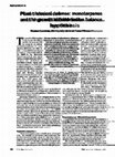 Research paper thumbnail of Plant chemical defense: monoterpenes and the growth-differentiation balance hypothesis