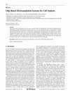 Research paper thumbnail of Chip Based Electroanalytical Systems for Cell Analysis