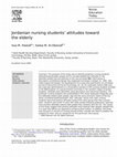 Research paper thumbnail of Jordanian nursing students’ attitudes toward the elderly