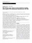 Research paper thumbnail of Roles for heme–copper oxidases in extreme high-light and oxidative stress response in the cyanobacterium Synechococcus sp. PCC 7002