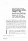 Research paper thumbnail of Estado nutricional y resistencia aeróbica en escolares de educación básica: línea base de un Proyecto de Promoción de la Salud