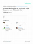 Research paper thumbnail of Bridging the Multiscale Gap: Identifying Cellular Parameters from Multicellular Data