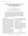 Research paper thumbnail of Stokes-parameter analysis of the polarization of light transmitted through a chiral nematic liquid-crystal cell