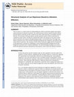 Research paper thumbnail of Structural Analysis of Lac Repressor Bound to Allosteric Effectors