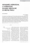 Research paper thumbnail of Muhammed, alejhi-selam, u udžbenicima islamske vjeronauke za srednju školu