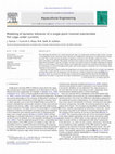 Research paper thumbnail of Modeling of dynamic behavior of a single-point moored submersible fish cage under currents