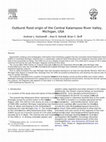 Research paper thumbnail of Outburst flood origin of the Central Kalamazoo River Valley, Michigan, USA