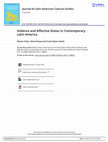 Research paper thumbnail of Violence and Affective States in Contemporary Latin America