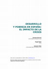 Research paper thumbnail of Desarrollo y Pobreza en España: El Impacto De La Crisis