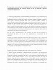 Research paper thumbnail of La importancia de reconocer el carácter retroalimentado de la comunicación y su condición estructurada-estructurante.