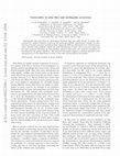 Research paper thumbnail of Universality in Solar Flare and Earthquake Occurrence