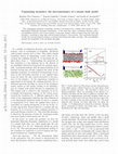 Research paper thumbnail of Unjamming Dynamics: The Micromechanics of a Seismic Fault Model