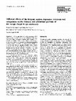 Research paper thumbnail of Different effects of the biogenic amines dopamine, serotonin and octopamine on the thoracic and abdominal portions of the escape circuit in the cockroach