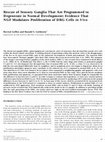 Research paper thumbnail of Rescue of Sensory Ganglia That Are Programmed to Degenerate in Normal Development: Evidence That NGF Modulates Proliferation of DRG Cells in Vivo