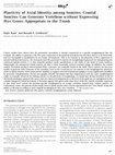 Research paper thumbnail of Plasticity of Axial Identity among Somites: Cranial Somites Can Generate Vertebrae without Expressing Hox Genes Appropriate to the Trunk