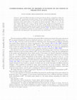 Research paper thumbnail of Combinatorial bounds on Hilbert functions of fat points in projective space