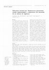 Research paper thumbnail of Infecciones invasivas por Streptococcus pneumoniae: Estudio epidemiológico e importancia del desarrollo de un sistema de vigilancia