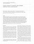 Research paper thumbnail of Contrast response of temporally sparse dichoptic multifocal visual evoked potentials