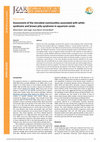 Research paper thumbnail of Microbial communities in aquarium corals Assessment of the microbial communities associated with white syndrome and brown jelly syndrome in aquarium corals