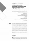 Research paper thumbnail of O dinheiro e a comida na metrópole: as escolhas alimentares entre beneficiárias do Programa Bolsa Família no Rio de Janeiro