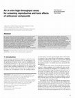 Research paper thumbnail of An in vitro high-throughput assay for screening reproductive and toxic effects of anticancer compounds