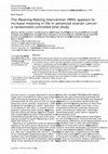 Research paper thumbnail of The Meaning-Making intervention (MMi) appears to increase meaning in life in advanced ovarian cancer: a randomized controlled pilot study