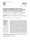 Research paper thumbnail of Facilitating antidepressant-like actions of estrogens are mediated by 5-HT1A and estrogen receptors in the rat forced swimming test