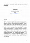 Research paper thumbnail of SOCIOECONOMIC SECURITY (SES) IN NIGERIA: ATTRIBUTES, APPROACHES AND AWARENESS THROUGH SES-SPECIFIC EDUCATION POLICIES AND PROGRAMMES (Final Draft, 2016 April