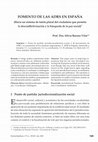 Research paper thumbnail of FOMENTO DE LAS ADRS EN ESPAÑA (Hacia un sistema de tutela plural del ciudadano que permita la desconﬂictivización y la búsqueda de la paz social)