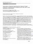 Research paper thumbnail of Valorization of Residual Agroindustrial Cakes by Fungal Production of Multienzyme Complexes and Their Use in Cold Hydrolysis of Raw Starch