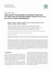 Research paper thumbnail of Improving the Thermostability and Optimal Temperature of a Lipase from the Hyperthermophilic Archaeon Pyrococcus furiosus by Covalent Immobilization