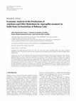 Research paper thumbnail of Economic Analysis of the Production of Amylases and Other Hydrolases by Aspergillus awamori in Solid-State Fermentation of Babassu Cake