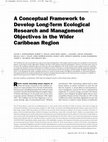 Research paper thumbnail of A Conceptual Framework to Develop Long-Term Ecological Research and Management Objectives in the Wider Caribbean Region