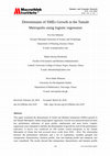 Research paper thumbnail of Determinants of SMEs Growth in the Tamale Metropolis using logistic regression