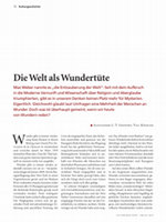 Research paper thumbnail of Die Welt als Wundertüte