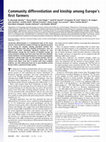 Research paper thumbnail of 2012 Bentley et alii Community differentiation and kinship among Europe's first farmers PNAS 2012, 109-24, p. 9326-9330