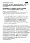 Research paper thumbnail of Continuous flow stable isotope methods for study of ?13C fractionation during halomethane production and degradation