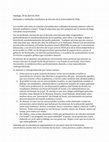 Research paper thumbnail of Sobre el boycott a las universidades israelíes por parte del Centro de Estudiantes de Derecho de la Universidad de Chile