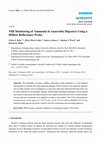 Research paper thumbnail of NIR Monitoring of Ammonia in Anaerobic Digesters Using a Diffuse Reflectance Probe