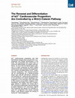 Research paper thumbnail of The Renewal and Differentiation of Isl1 + Cardiovascular Progenitors Are Controlled by a Wnt/β-Catenin Pathway