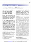 Research paper thumbnail of Asparagine synthetase is a predictive biomarker of L-asparaginase activity in ovarian cancer cell lines